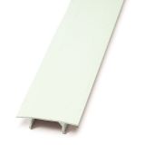 White PVC Channel Cover Strip 3 Metre Length